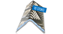 hoekbeschermer Aluminium traanplaat 10 stuks